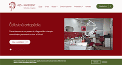 Desktop Screenshot of kapedent.sk